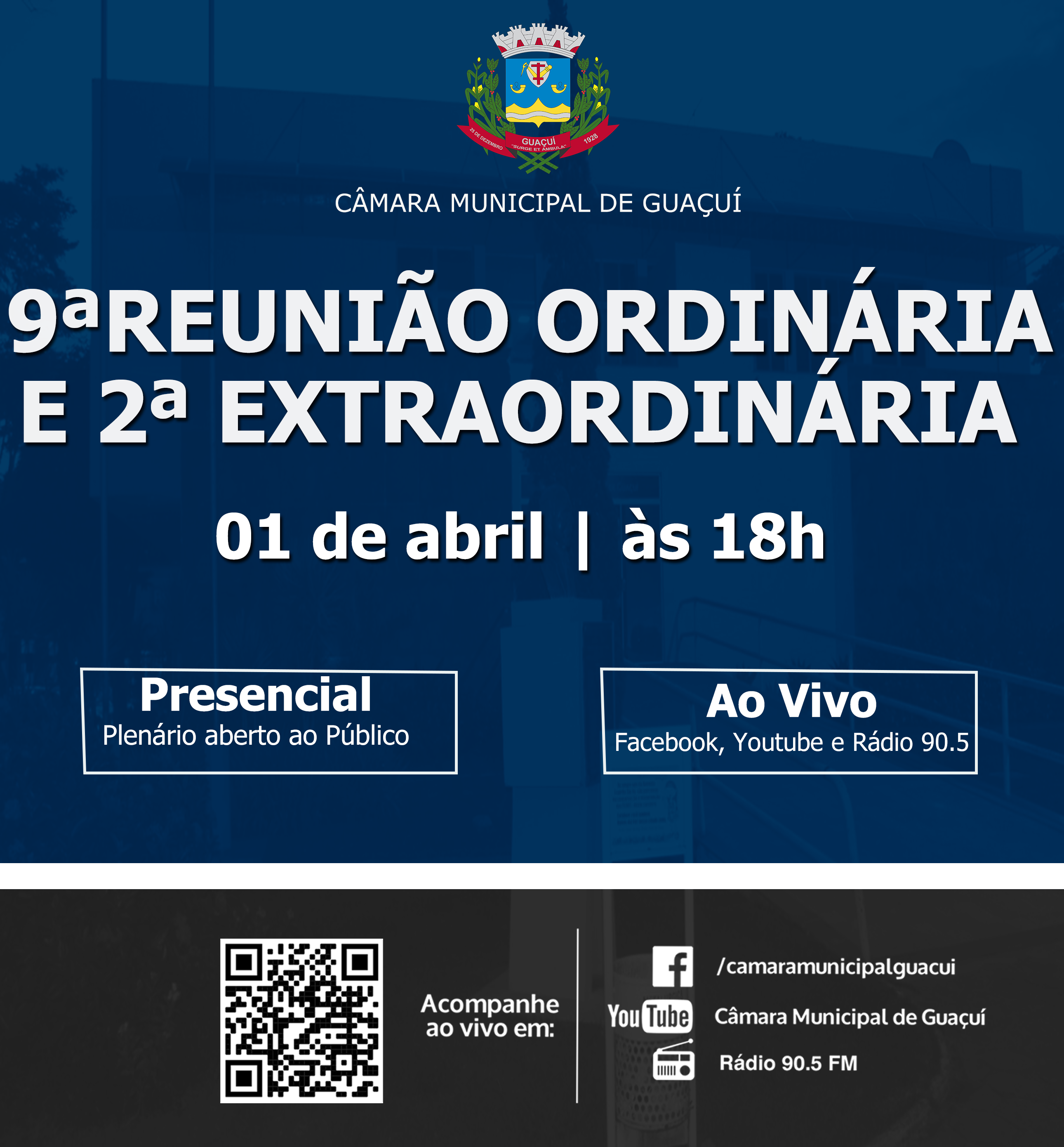 9ª REUNIÃO ORDINÁRIA E 2ª EXTRAORDINÁRIA.